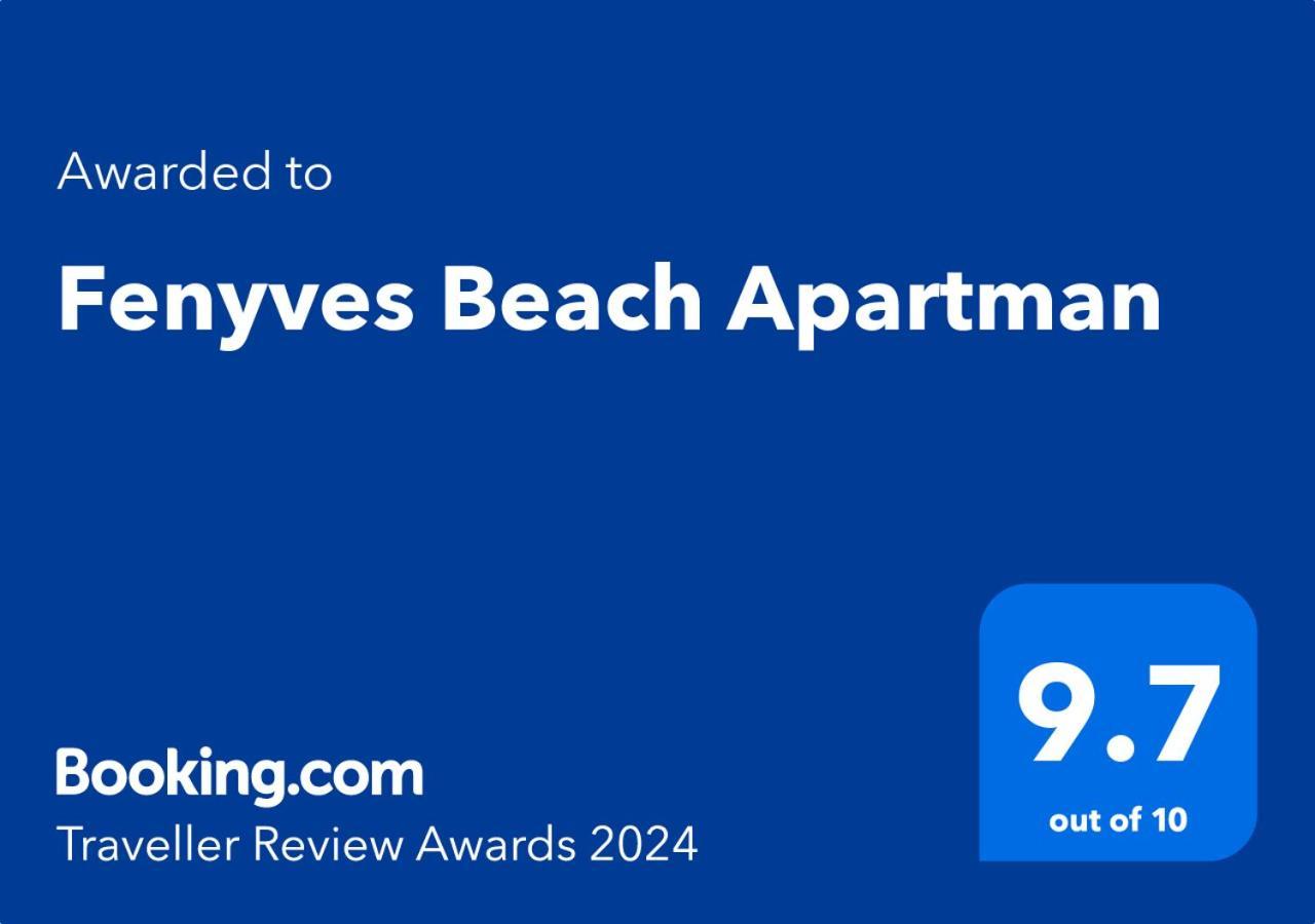 Fenyves Beach Apartman Delux بالاتونفينيفيس المظهر الخارجي الصورة